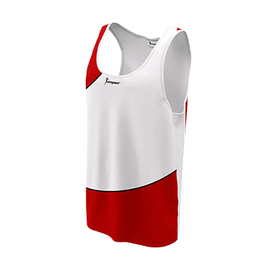Koszulka męska do siatkówki plażowej Jumper Red and white