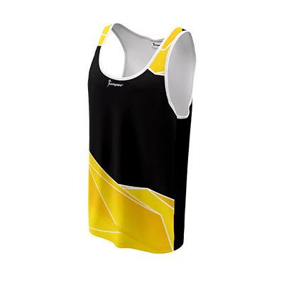 Koszulka męska do siatkówki plażowej Jumper Yellow black