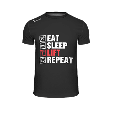 Koszulka Jumper Eat sleep lift repeat